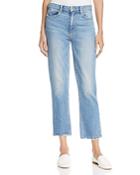Paige Sarah Crop High Rise Jeans In Jona - 100% Exclusive