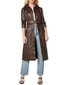 Cupcakes And Cashmere Julian Faux Snake Skin Trench Coat