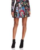 Alice + Olivia Connor Printed Lampshade Skirt