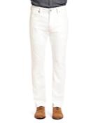 34 Heritage Courage Straight Fit Jeans In White