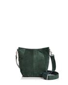 Halston Heritage Ali Medium Suede Bucket Bag