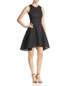 Dkny Mesh Fit And Flare Dress