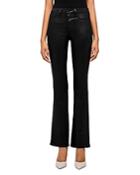 L'agence Oriana Bootcut Jeans In Noir Coated