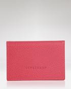 Longchamp Card Case - Veau Foulonne