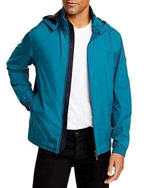 Z Zegna Removable Hood Nylon Bomber Jacket