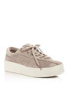 Tretorn Women's Nylite Bold Perforated Low Top Platform Sneakers