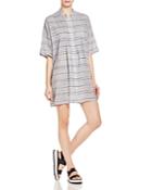 Rag & Bone/jean Pintuck Stripe Dress