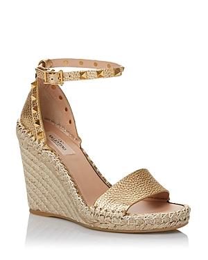 Valentino Garavani Women's Ankle Strap Espadrille Wedge Sandals