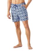 Tommy Bahama Naples O-fish-al Business Fish Print Straight Fit Swim Trunks