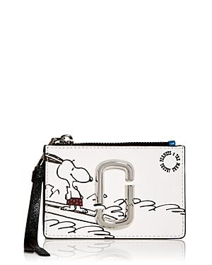 Marc Jacobs X Peanuts Zip Leather Card Case