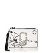 Marc Jacobs X Peanuts Zip Leather Card Case