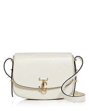 Jimmy Choo Varenne Medium Leather Saddle Bag