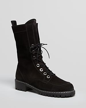 Stuart Weitzman Lace Up Boots - Workout