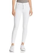 Hudson High Rise Ankle Skinny Jeans In Optic
