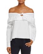 The Fifth Label Paper Planes Off-the-shoulder Top