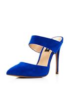Aqua Women's Dee Pointed Toe High-heel Mules - 100% Exclusive