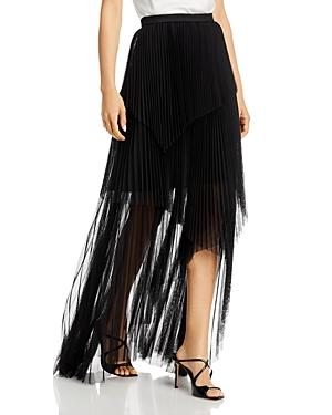 Bcbgmaxazria Pleated Layered Skirt
