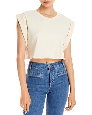 Fore Sleeveless Cropped Tee