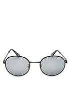 Saint Laurent Zero Mirrored Round Sunglasses, 52mm