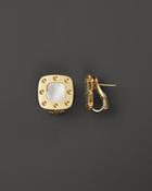 Roberto Coin 18k Yellow Gold And Mother Of Pearl Pois Moi Earrings