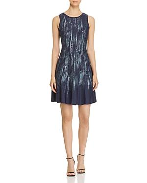 Nic And Zoe Lightening Streaks Fit-and-flare Dress
