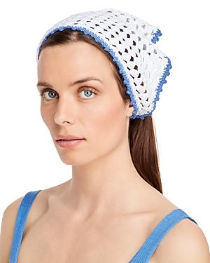 Carolyn Rowan Accessories Crocheted Contrast Bandana