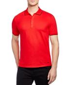 Hugo Delorian Stretch Cotton Tipped Slim Fit Polo Shirt