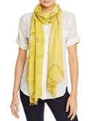 Eileen Fisher Abstract-print Fringed Scarf