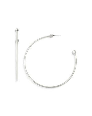 Allsaints Bolt Skinny Hoop Earrings