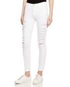 Frame Le Color Ripped Jeans In Blanc