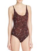 Free People Scooped Up Paisley Print Bodysuit