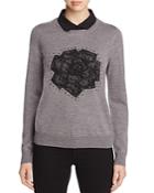 Finity Floral Lace Sweater