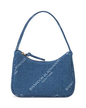 Brandon Blackwood Syl Denim Crescent Tote