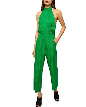 Pinko Spento Jacquard Halter Jumpsuit