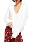 Free People Finders Keepers Textured Sweater