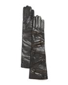 Maison Fabre Long Zip Gloves