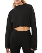 Simon Miller Zippie Ribbed Crop Top