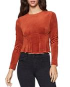 Bcbgeneration Cinched Velour Top