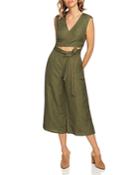 1.state Tie-waist Cropped Jumpsuit