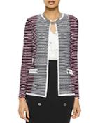 Misook Tri Tone Digital Knit Jacket