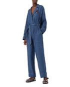 Emporio Armani Denim Belted Jumpsuit