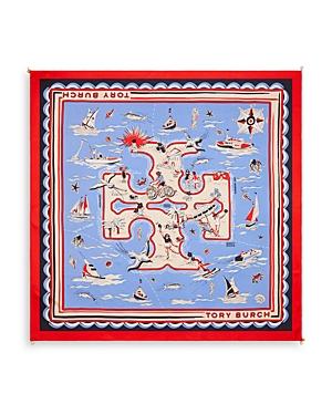 Tory Burch Tory Island Silk Scarf