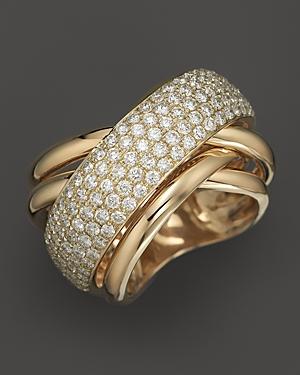 Pave Diamond Ring In 14k Yellow Gold, 2.25 Ct. T.w. - 100% Exclusive