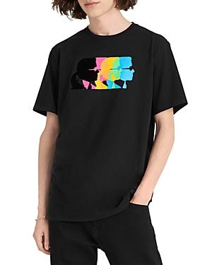 Karl Lagerfeld Paris Karl Profile Collage Tee