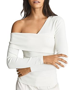 Reiss Eliah Asymmetric Neck Top