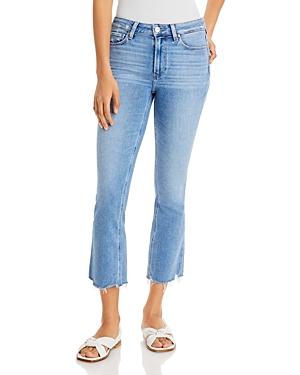 Paige Colette Cropped Flare Leg Jeans In Meldis Liv