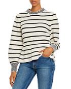 La Vie Rebecca Taylor Striped Peplum Sweater - 100% Exclusive