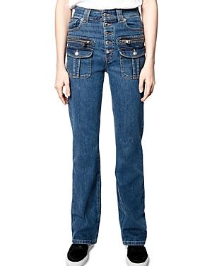 Zadig & Voltaire Eyes Denim Show Jeans In Bleu