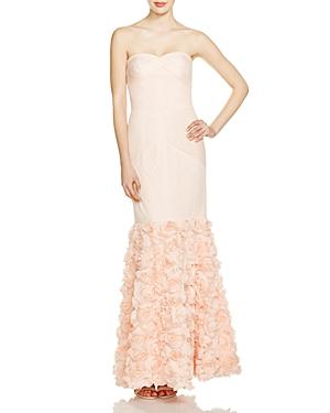 Js Collections Strapless Rosette Hem Gown - 100% Bloomingdale's Exclusive