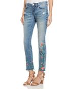 Blanknyc Embroidered Skinny Ankle Jeans In Wild Child - 100% Exclusive